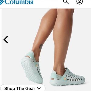 Columbia Blue Mules Lightweight Slip-On Clogs Size-8